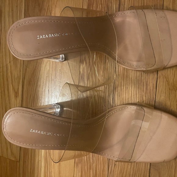 Transparent mules Zara basic - Picture 2 of 4